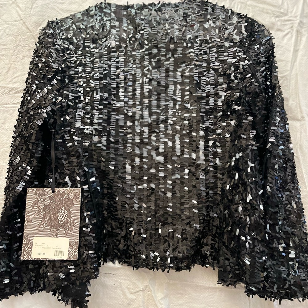 BB Dakota, Sequenced black, size xsmall. New with tags, never worn.